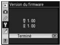 NIKON D80 - Version du firmware - 1