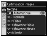NIKON D80 - Personnalisation des options d'optimisation des images : Personnalisée - 1
