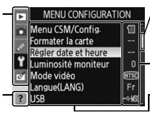 NIKON D80 - Utilisation des menus de l'appareil photo - 2