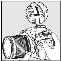 NIKON D80 - Fixation d'un objectif - 3