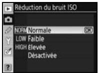 NIKON D80 - Réduction du bruit ISO (tous les modes) - 1