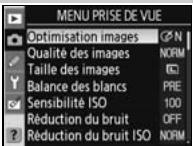 NIKON D80 - Utilisation des menus de l'appareil photo - 13