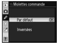 NIKON D80 - 15: Molettes commande (modes P, S, A et M uniquement) - 1
