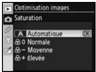 NIKON D80 - Personnalisation des options d'optimisation des images : Personnalisée - 4