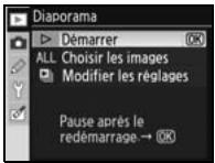NIKON D80 - Démarrez le diaporama - 1