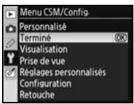 NIKON D80 - Menu CSM/Config. - 2