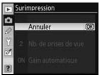 NIKON D80 - Pour créer une surimpression - 2