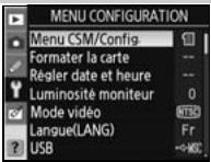 NIKON D80 - Utilisation des menus de l'appareil photo - 6