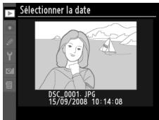 NIKON D90 - Mettez une date en surbrillance. - 4