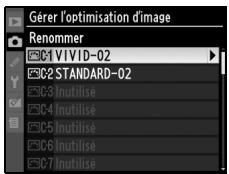 NIKON D90 - Sélectionnez une optimisation d'image. - 2
