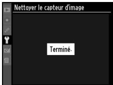 NIKON D90 - Sélectionnez Nettoyer maintenant. - 4