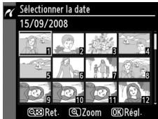 NIKON D90 - Sélectionnez les photos ou choisissez une date. - 8