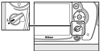 NIKON D90 - Réglez le loquet de verrouillage de la mise au point sur « ● ». - 1