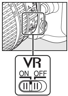 NIKON D90 - ■ Réduction des vibrations (VR) - 1