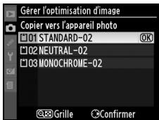 NIKON D90 - Sélectionnez une optimisation d'image. - 2