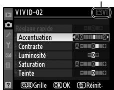 NIKON D90 - Optimisations d'image personnalisées - 1