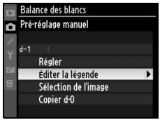 NIKON D90 - Sélectionnez Éditer la légende. - 2