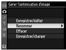 NIKON D90 - Sélectionnez Renommer. - 2