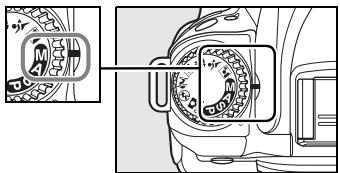 NIKON D90 - Réglez la molette de mode sur M. - 1