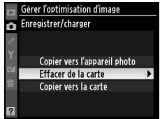 NIKON D90 - Sélectionnez Effacer de la carte. - 2