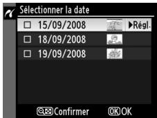 NIKON D90 - Sélectionnez les photos ou choisissez une date. - 6