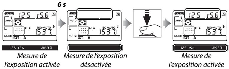 NIKON D90 - Délai arrêt mesure auto. - 1