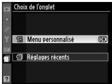 NIKON D90 - Sélectionnez le menu désiré. - 2