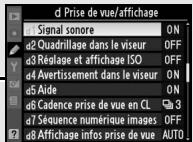 NIKON D90 - Réglage précis des paramètres de l'appareil photo - 6