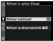 NIKON D90 - Sélectionnez Nettoyer maintenant. - 2