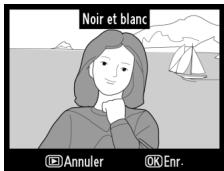NIKON D90 - Affichez les options de retouche. - 2