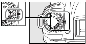 NIKON D90 - Réglez la molette de mode sur M. - 1