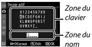 NIKON D90 - ■ Nom et changement de nom des dossiers - 1