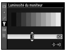NIKON D90 - Luminosité du moniteur - 1