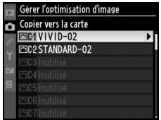 NIKON D90 - Sélectionnez une optimisation d'image. - 2