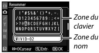 NIKON D90 - Donnez un nom à l'optimisation d'image. - 1