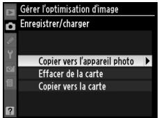 NIKON D90 - Sélectionnez Copier vers l'appareil photo. - 2