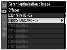NIKON D90 - Sélectionnez une optimisation d'image. - 2