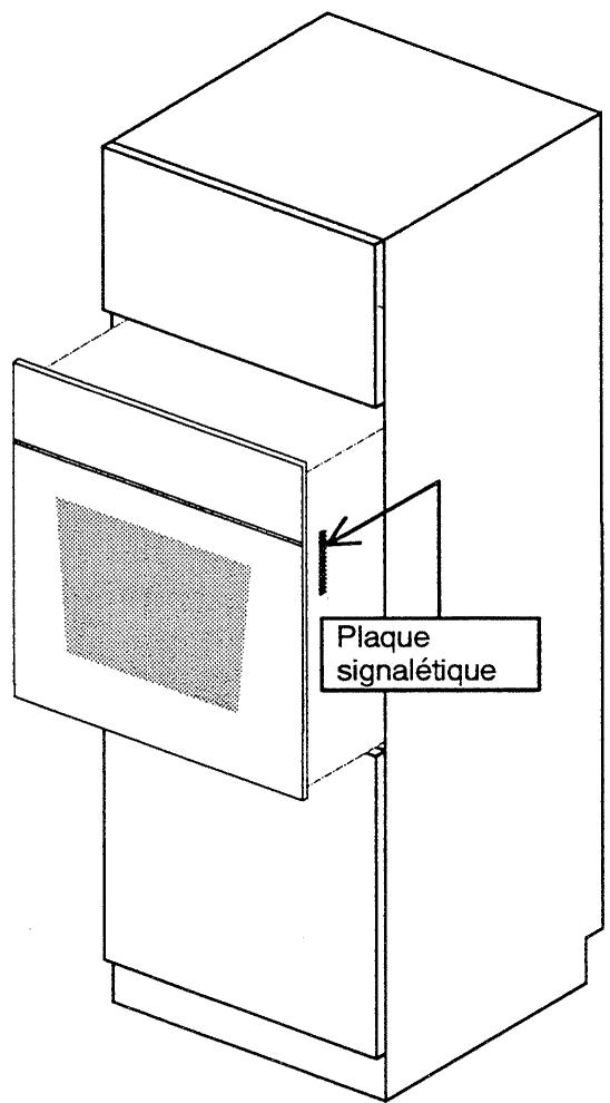 FAURE CFC715W - La plaque signalétique - 1