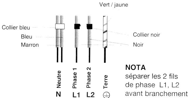 SAUTER 4900IN - BRANCHEMENTS : - 2