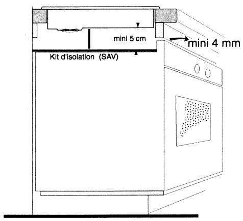 SAUTER SED3B - Au-dessus d'un four d'une autre marque - 1