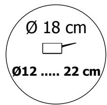 SAUTER STI462BF1 - Cette zone de cuisson de 28 cm : - 1