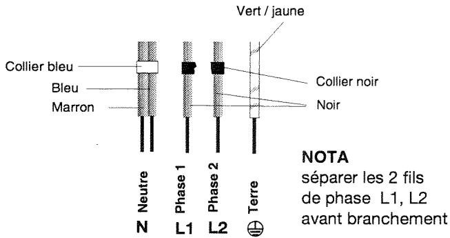 SAUTER T5900N - BRANCHEMENTS : - 2