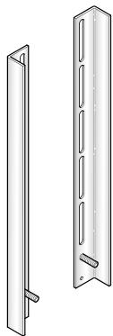 SAUTER PRODIGIO 200 L, PRODIGIO 300 L - Console de fixation universelle pour modèles verticaux muraux - 1