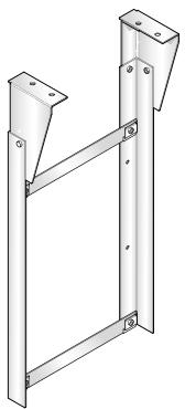 SAUTER PRODIGIO 200 L, PRODIGIO 300 L - Kit d'accrochage au plafond des modèles verticaux muraux - 1