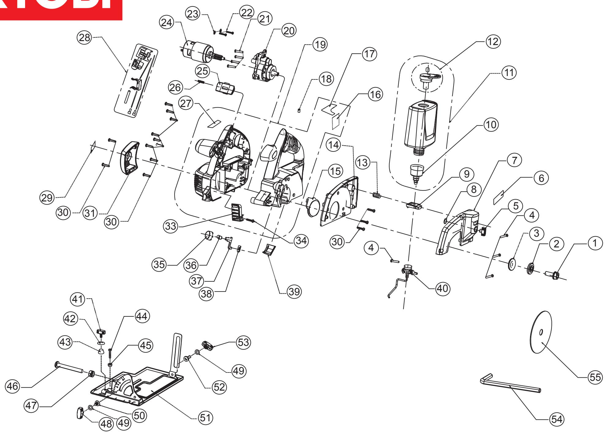 RYOBI LTS180M - 1
