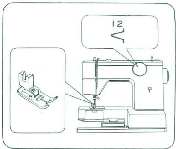 TOSHIBA 2640 - Couture d'ourlet invisible - 1