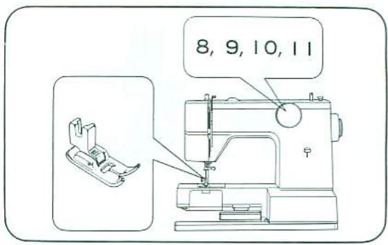 TOSHIBA 2640 - Couture au point ZIGZAG - 2