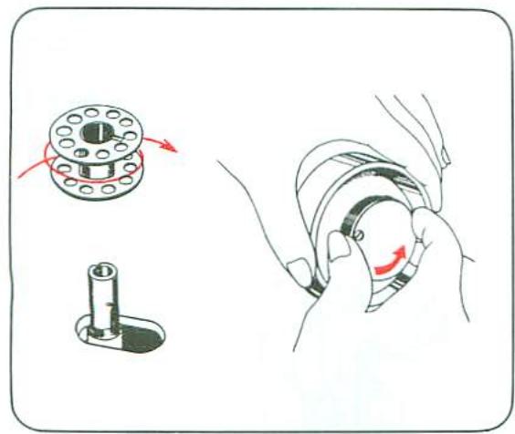 TOSHIBA 2640 - Bobinage de la canette - 6