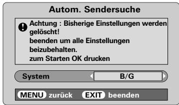 TOSHIBA 46WM48 - Verwenden des autom. Sendersuche - 2