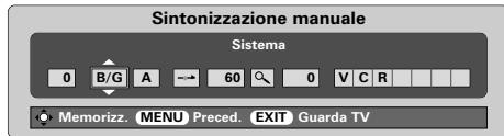 TOSHIBA 46WM48 - Sintonizzazione manuale - 2